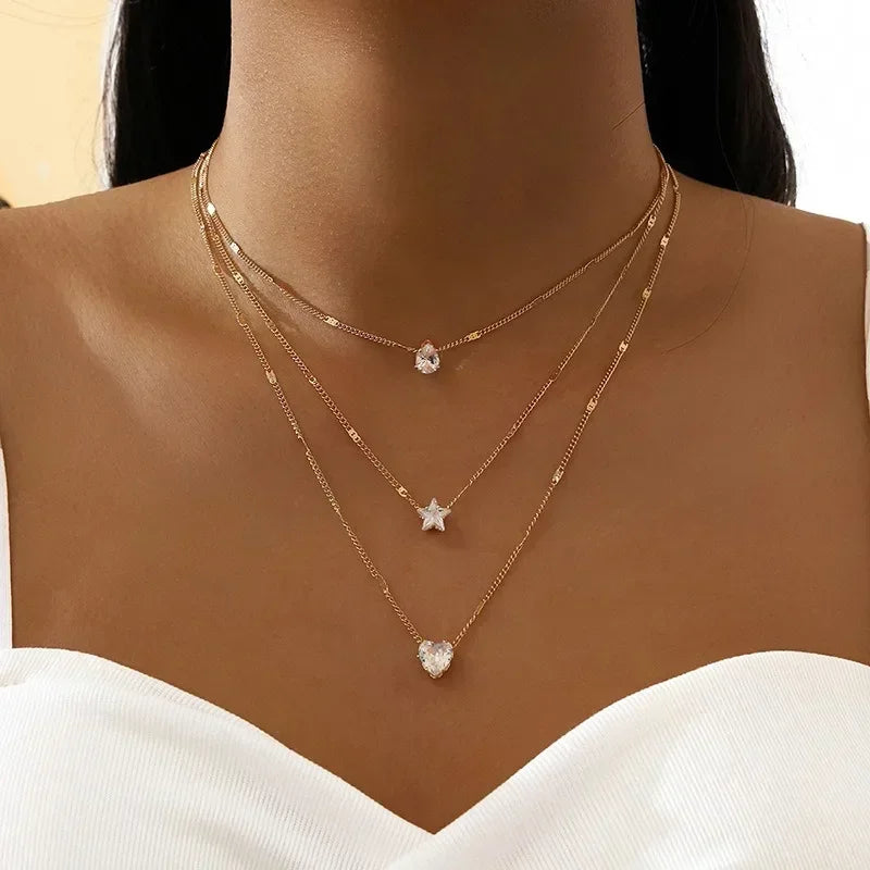 Multilayer Pendant Necklace