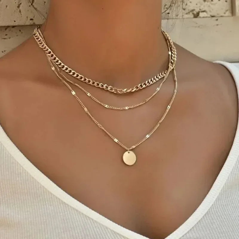 Multilayer Pendant Necklace