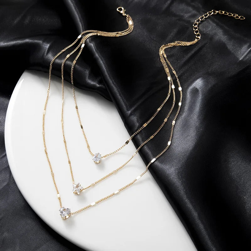 Multilayer Pendant Necklace