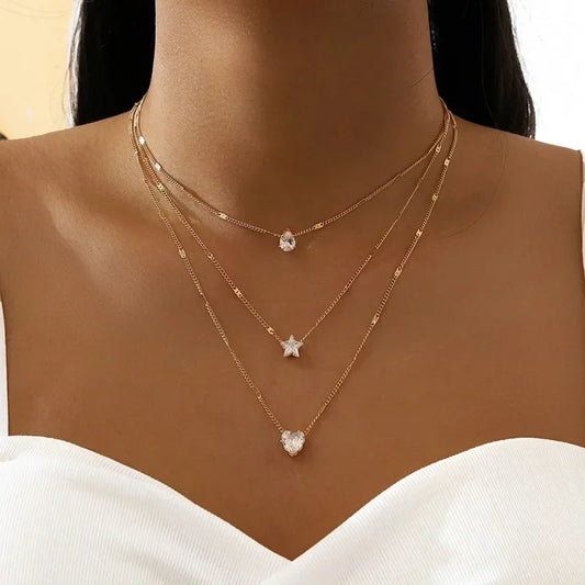 Multilayer Pendant Necklace